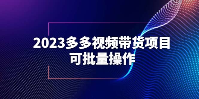 2023多多视频带货项目，可批量操作【保姆级教学】插图