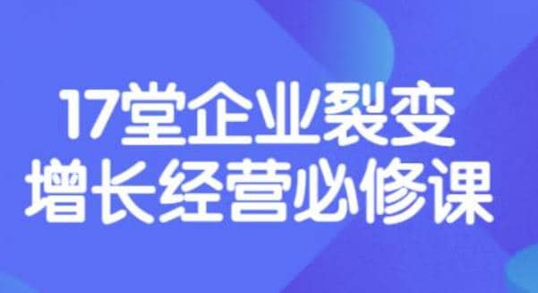 《盈利增长17堂必修课》企业裂变增长的经营智慧，带你了解增长的本质插图