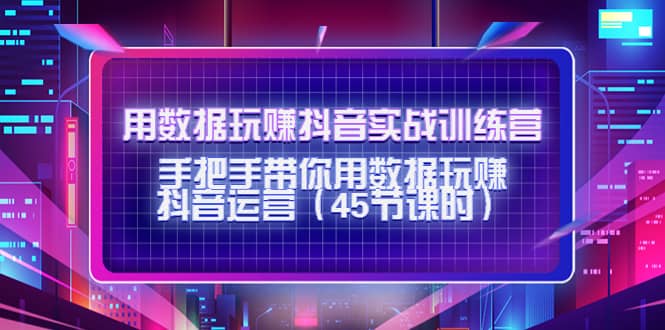 用数据玩赚抖音实战训练营：手把手带你用数据玩赚抖音运营（45节课时）插图