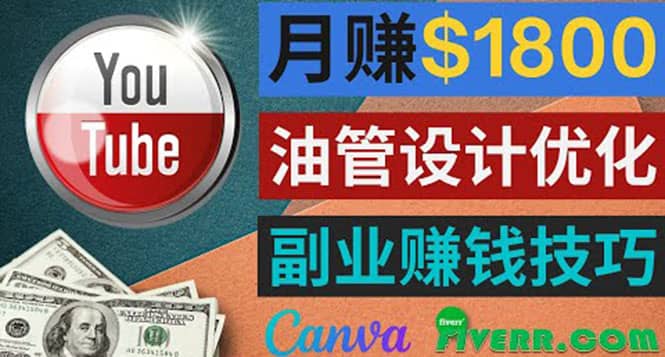 利用在线设计网站Canva，只需1到2个小时，月赚1800美元插图