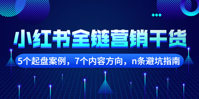 小红书全链营销干货，5个起盘案例，7个内容方向，n条避坑指南插图