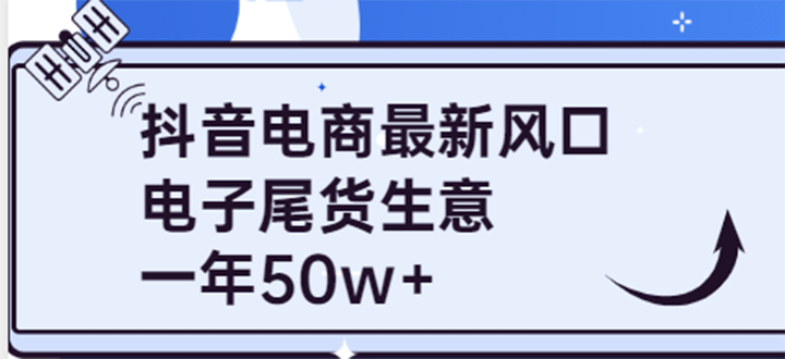 抖音电商最新风口，利用信息差做电子尾货生意，一年50w+（7节课+货源渠道)插图