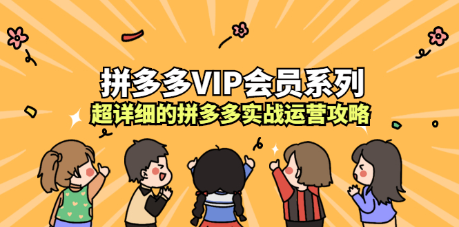 拼多多VIP会员系列，超详细的拼多多实战运营攻略插图