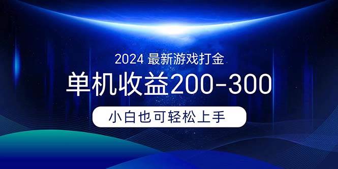 2024最新游戏打金单机收益200-300插图