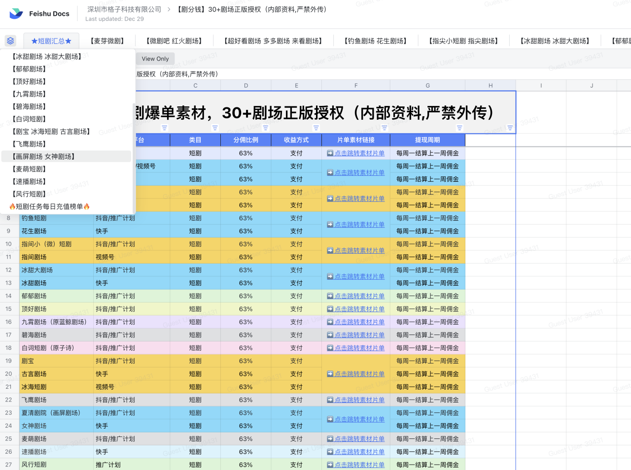 短剧CPS推广项目,提供5000部短剧授权视频可挂载, 可以一起赚钱插图6