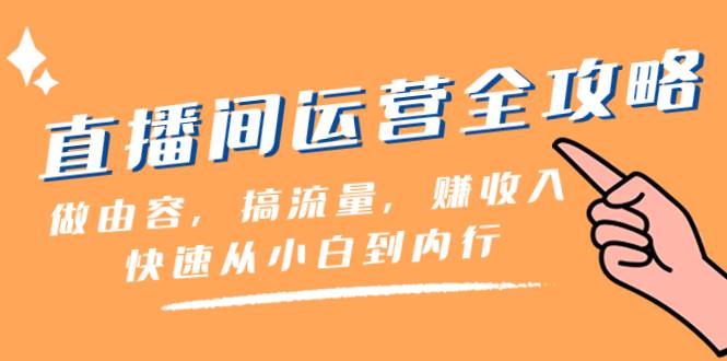 直播间-运营全攻略：做由容，搞流量，赚收入一快速从小白到内行（46节课）插图