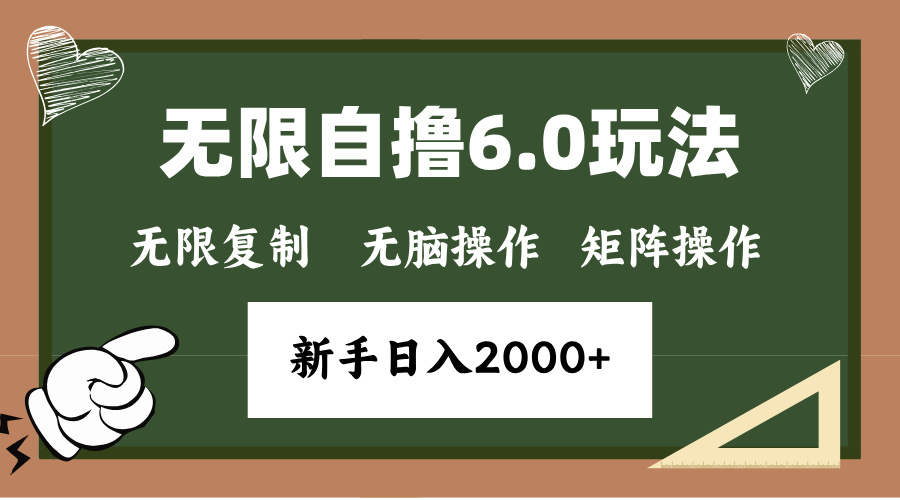 年底项目无限撸6.0新玩法，单机一小时18块，无脑批量操作日入2000+插图