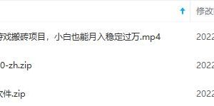 最新偏门游戏搬砖项目，互联网小白照抄稳定月入过万（教程+软件）