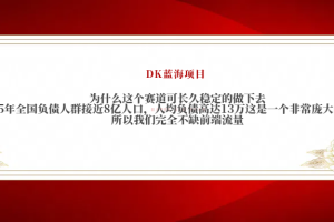 2025年全国负债人群接近8亿人口，人均负债高达13万这是一个非常庞大的基数，所以我们完全不缺前端流量